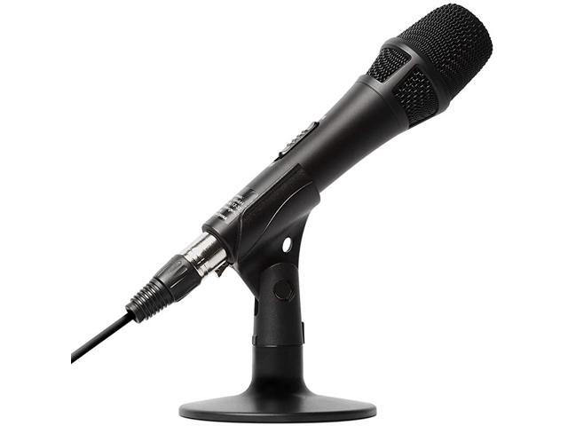 Pro M4U USB Condenser Microphone With Audio Interface Mic Cable and Desk Stand For Podcast Projects Streaming and Recording Instruments