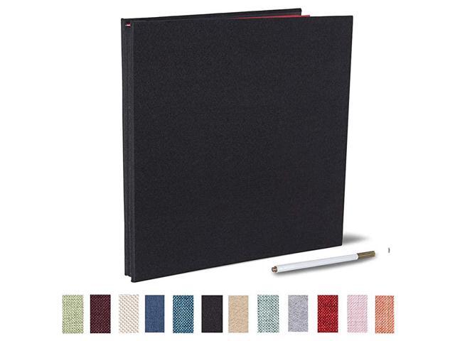 Album Self Adhesive 4x6 5x7 3x5 85x11 Scrapbook Magnetic Album DIY Scrap Book Length 13 x Width 128 Inches with A Metallic Pen