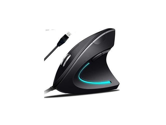 Ergonomic Mouse High Precision Optical Vertical Mouse Adjustable DPI 8001200 24003200 Wired Computer Mouse