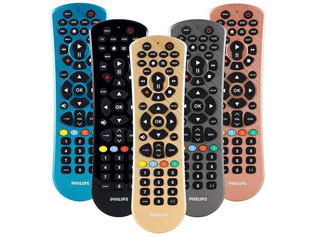 Universal Remote Control for Samsung Vizio LG Sony Sharp Roku Apple TV RCA Panasonic Smart TVs Streaming Players Bluray DVD Simple Setup 6 Device