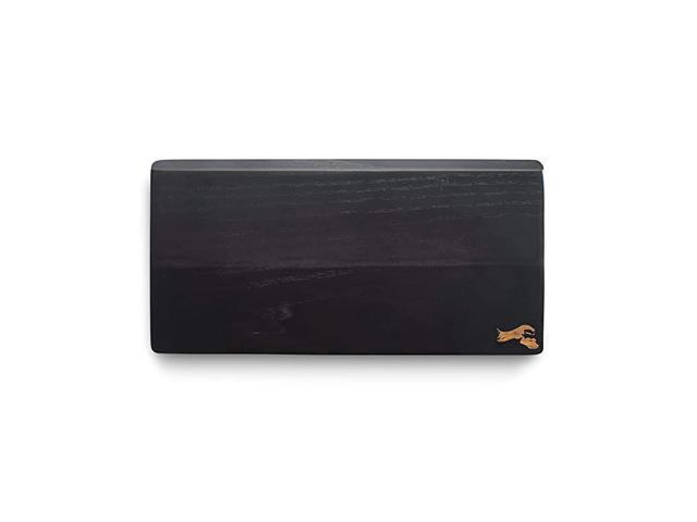 Gaming Wooden Mouse Wrist Rest OnyxBlack for Gaming Mice Wood Ergonomic Palm Rest 8x4x075 inches19mm Thick GVMDark