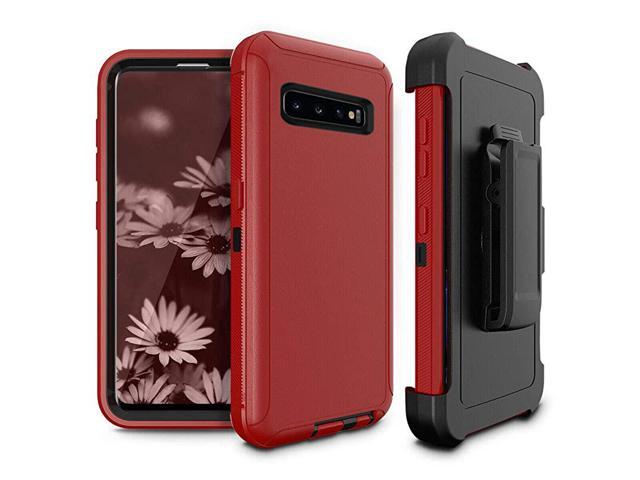 Samsung Galaxy S10 Plus Defender Case Protective Defender Shockproof Hybrid Case Dual Layer Design Hard Cover for Samsung Galaxy S10 Plus