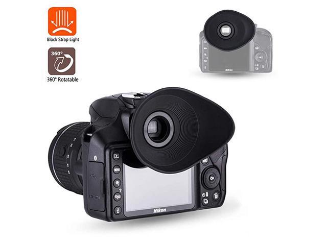JJC Large Camera Eyecup Eyepiece for Nikon D7500 D7200 D7100 D7000 D5600 D5500 D5300 D5200 D5100 D5000 D3500 D3400 D3300 D3200 D3100 D3000 D750 D610 D600 D300 D300s FM10 viewfinder