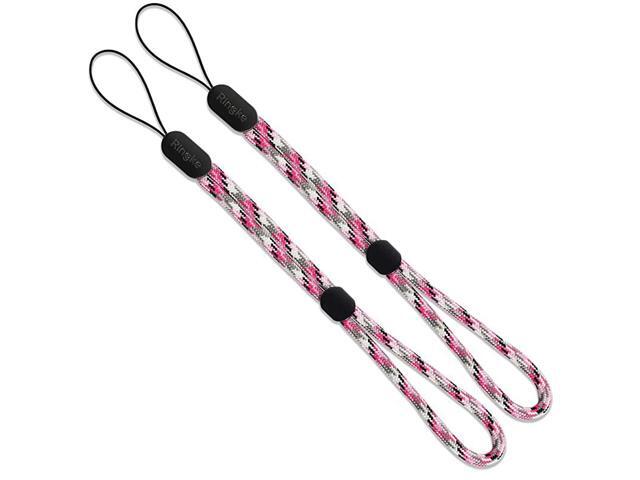 Lanyard Wrist Strap Compatible with Cellphone Phone Cases Keys Cameras ID MP3 QuickCatch Adjustable String Pink Camouflage 2 Pack