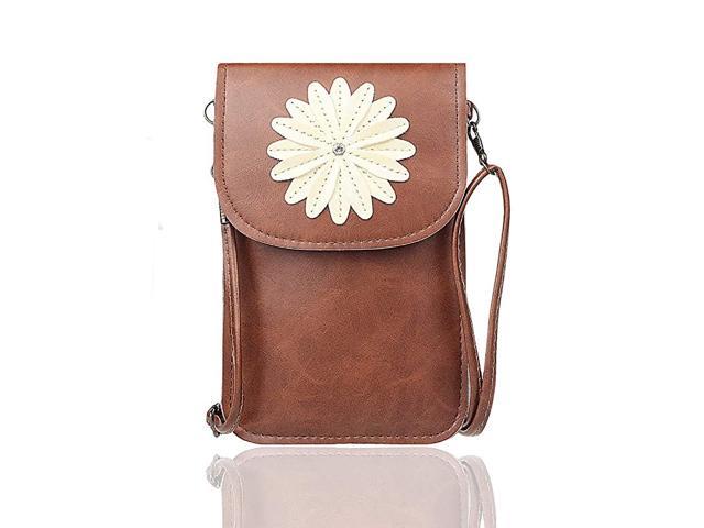 Cellphone Screen Touch Purse CrossBody Single Shoulder Bag with Display View Window for iPhone XXSXRXS Max1111 Pro11 Pro Max88 Plus77 Plus Samsung