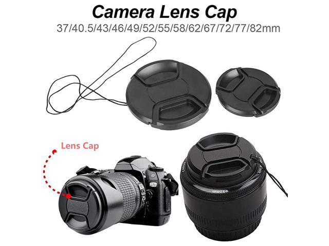Lens Cap Center Snap on Lens Cap Suitable Suitable for Nikon for Canon for Sony Any Lenses with Ø Camera