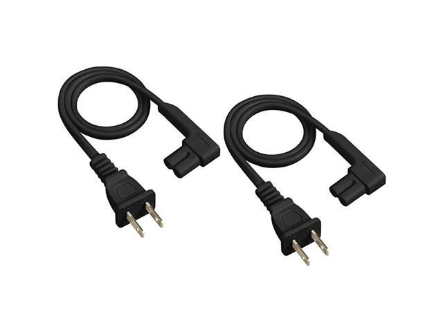 195in 2Pack Power Cord Compatible with Sonos Play One Sonos Play1 and Sonos One SL Speaker Compatible with Sonos Play One Short Power Cable Cord