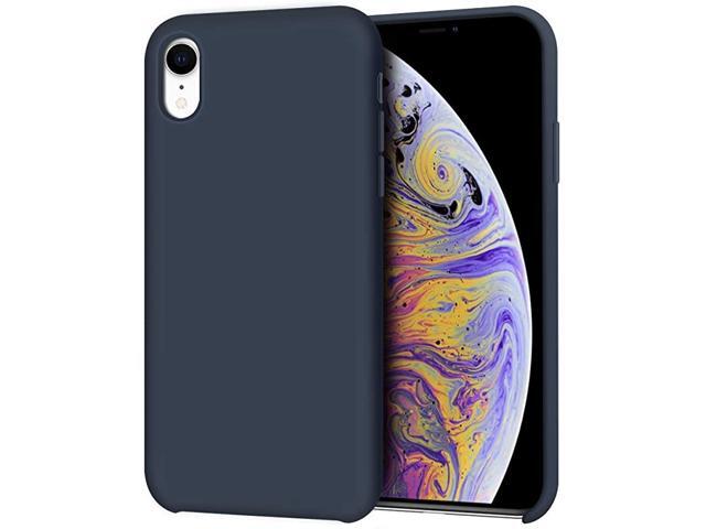 Case for iPhone XR Case 61 inch AntiSlip Liquid Silicone Gel Rubber Bumper Case with Soft Microfiber Lining Cushion Slim Hard Shell Shockproof