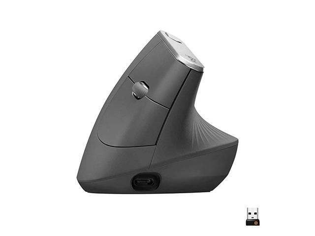 MX Vertical Wireless Mouse Advanced Ergonomic Design Reduces Muscle Strain Control and Move Content Between 3 Windows and Apple Computers Bluetooth