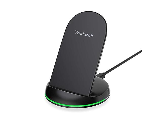 Wireless Charger QiCertified 10W Max Wireless Charging Stand Compatible with iPhone 1212 ProSE 202011 Pro Max Galaxy S20Note 10 PlusS10S10 PlusNo