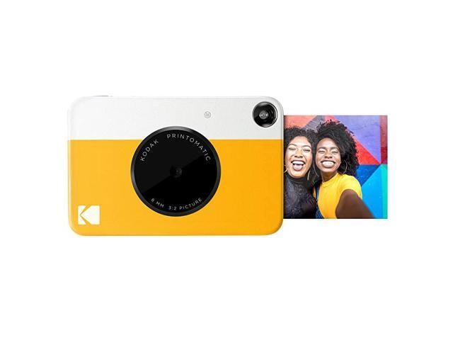 KODAK Printomatic Digital Instant Print Camera Full Color Prints On 2x3 StickyBacked Photo Paper Yellow Print Memories Instantly