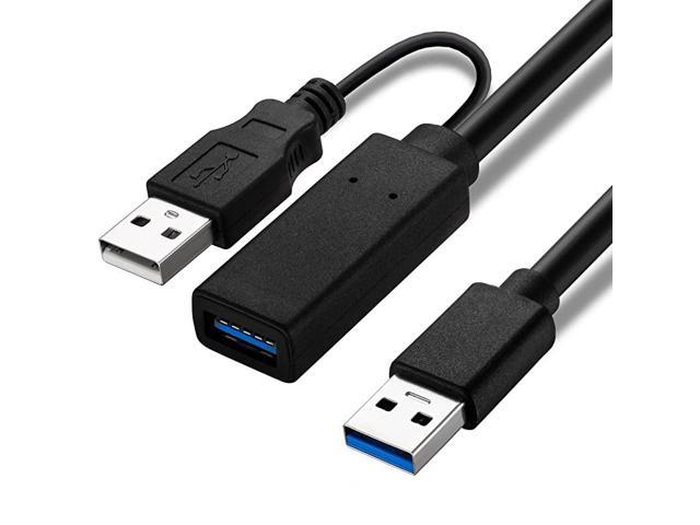 Active USB30 Extension Cable 30 ft SuperSpeed USB 30 Active Extender Cord Repeater Booster Type A Male to Female for External Hard DriveUSB