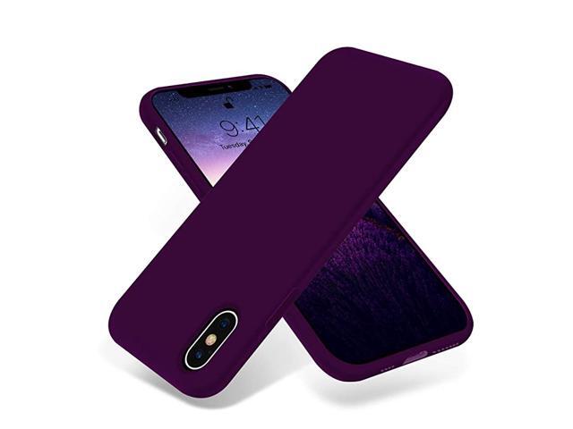 iPhone Xs Max CaseUltra Slim Fit iPhone Case Liquid Silicone Gel Cover with Full Body Protection AntiScratch Shockproof Case Compatible with iPhone