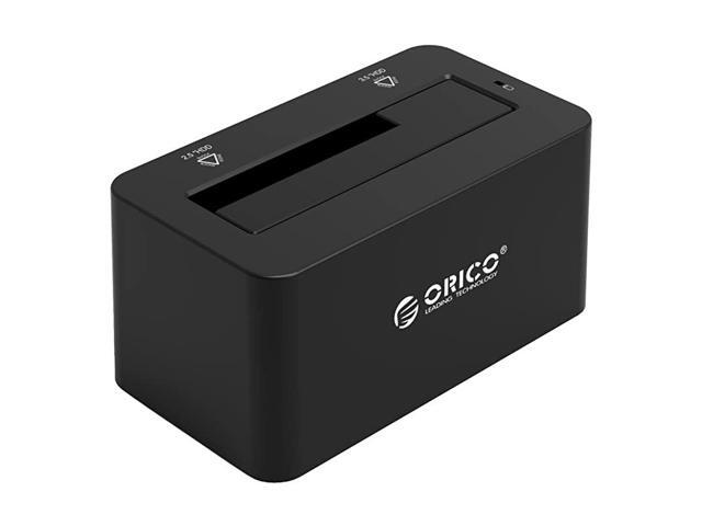 USB 30 to SATA Hard Drive Docking Station Tool Free Supports 8TB for 25 or 35 Inch HDD SSD with 33Ft USB Cable Black