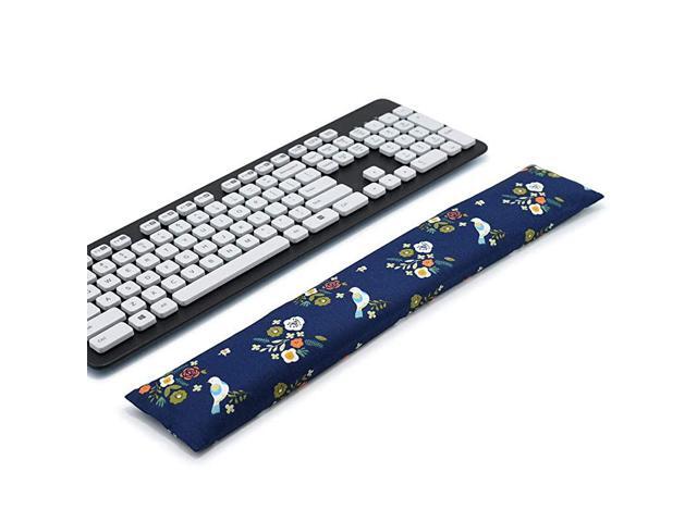 Wrist Rest Pad Washable Mouse Wrist Support Pad Bean Bag for Carpal Tunnel Office Workers Massage Ergobeads Cotton Fabric Flower
