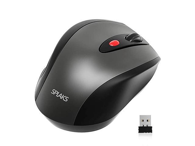 Wireless Mouse 24Ghz Wireless Optical Mouse with Nano USB Receiver4 Buttons 3 Adjustable DPI Level 100015002000 MS0808 Blue