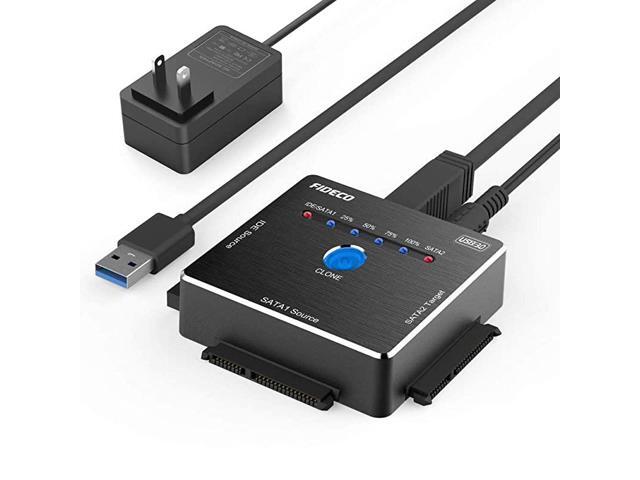 SATAIDE to USB 30 Adapter Hard Drive Adapter Cable for Universal 2535 Inch IDESATA External HDD SSD 525Inch DVDROMCDROMCDRW Offline One Touch Clone