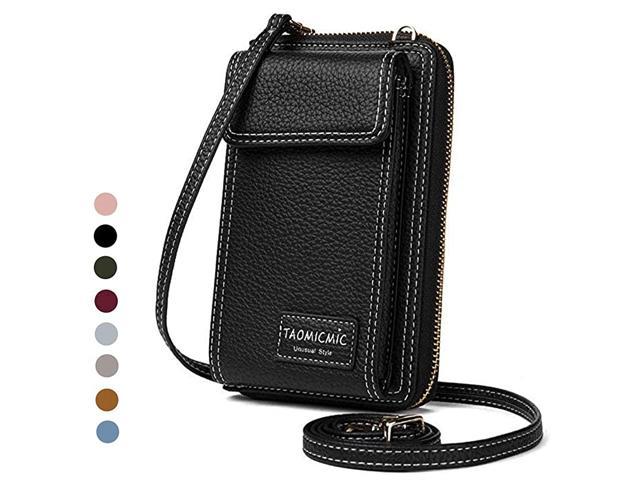 Buy Stylish PU Leather Mobile Cell Phone Holder Pocket Purse Wallet Sling  Bag Mini Shoulder Bags For Women Online In India At Discounted Prices