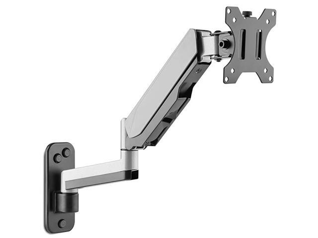 Single 1332 Monitor Wall Mount fits One FlatCurved Computer Monitor Full Motion Height Swivel Tilt Rotation Adjustable Monitor Arm VESACable