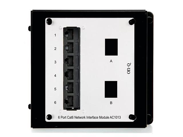 Home Office Theater Network Switch Wireless Modem Platinum Grey 6 Port AC1013