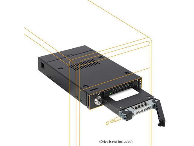 ToughArmor MB992SKRB Rugged Full Metal Dual Bay RAID 25 SATA HDD SSD Mobile Rack for External 35 Drive Bay