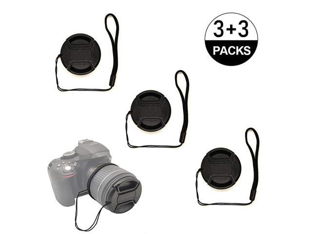 72mm Lens Cover + Cap Keeper Compatible for Canon RF 24240mm kit EOS RP EF 50mm f12L USM EF 85mm f12L II USM kit 5D Mark IV Camera 3 caps +3 Keeper
