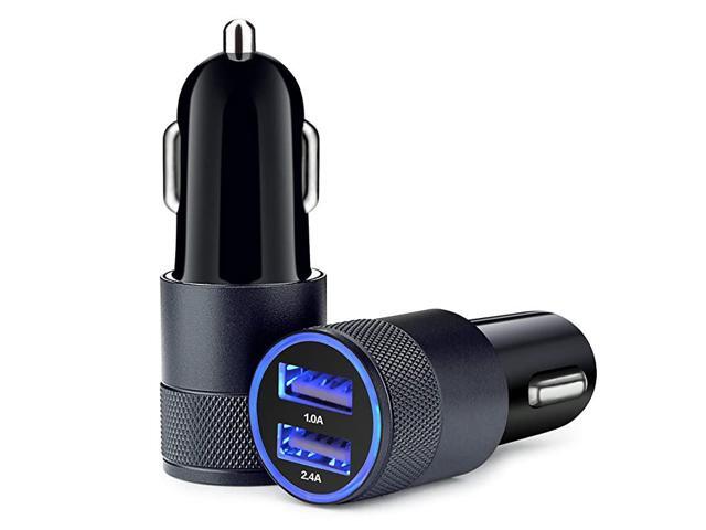Car Charger 34A 2 Pack USB Smart Port Charger Compatible with iPhone X 8 7 6S 6 Plus 5 SE 5S 5 5CGalaxy S9 S8 S7 S6 Edge Note 8 4 LG G6 G5 V10