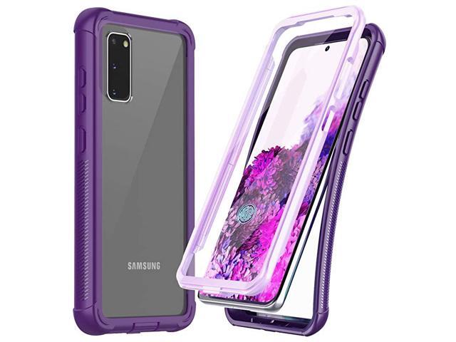 for Samsung Galaxy S20 Case Builtin Screen Protector Full Body Heavy Duty Shockproof Case Support Wireless Charging for Samsung Galaxy S20 5G 62