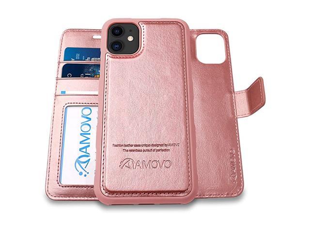 Case for iPhone 11 61 2 in 1 iPhone 11 Wallet Case Detachable Vegan Leather Hand Strap Kickstand iPhone 11 Flip Folio Case with Box Package iPhone