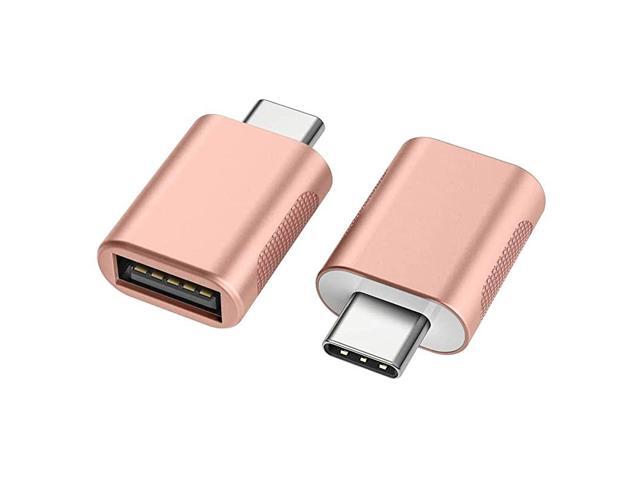 USB C to USB Adapter2 PackUSBC to USB 30 AdapterUSB TypeC to USBThunderbolt 3 to USB Female Adapter OTG for MacBook iPad Pro 2020 Surface Go Dell