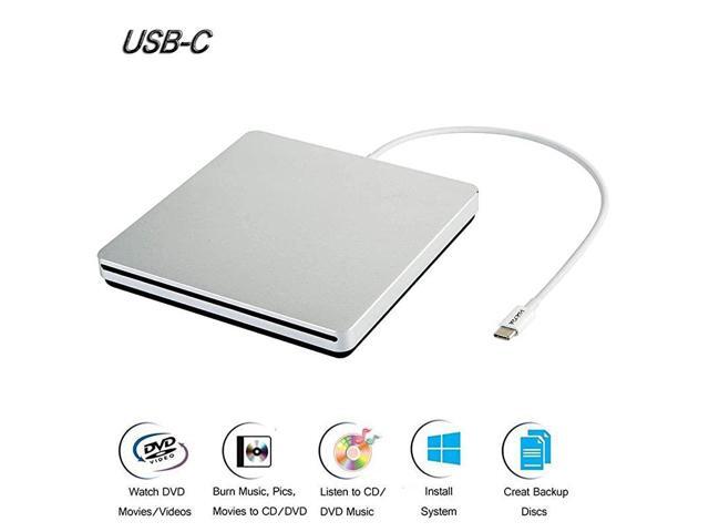 External DVD CD Drive USB30 USB C Super Drive External DVD CD+RW Burner Writer Optical Drive Compatible for with MacMacBook