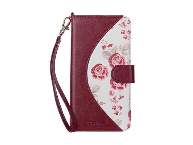 iPhone 6 caseiPhone 6S Wallet Case Folio Folding Wallet Case Flip Cover Protective Case for 47inch Apple iPhone 6 6S With Card Slots Kickstand and