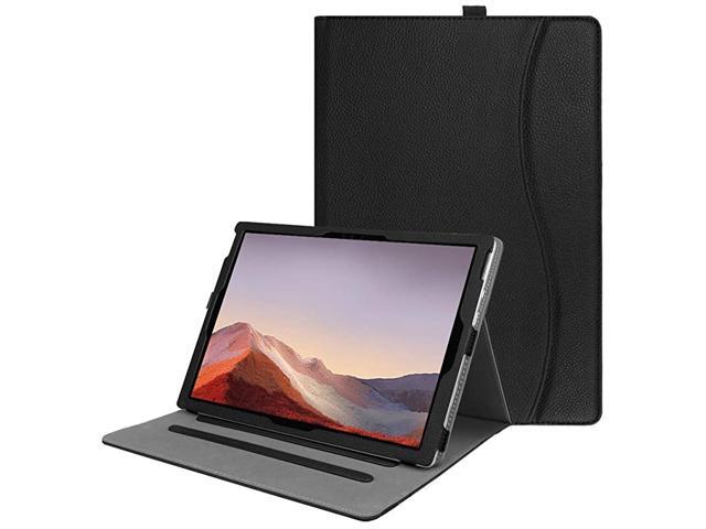 Case for Microsoft Surface Pro 7 Surface Pro 6 Surface Pro 5 Pro 4 3 Multiple Angle Viewing Folio Stand Cover with Card Pocket Compatible with Type