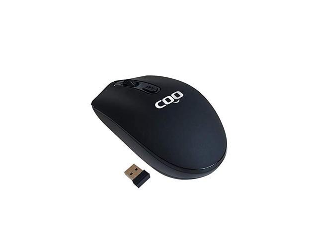 Mouse Portable Mobile Optical Mice with USB Receiver 24G Mouse with 3 Adjustable DPI Levels for Notebook PC Laptop Computer MacBook Black