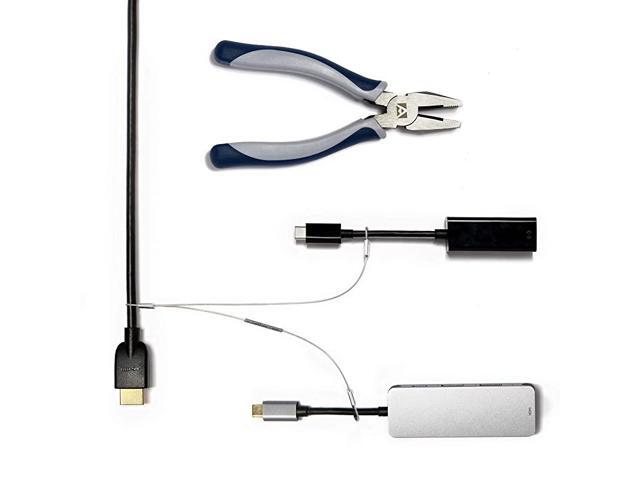 MultiAdapter Kit Cable Tethers for Multiple Adapters and Dongles Stop Theft of Conference Display Adapters Mac Adapters VGA Adapters Free
