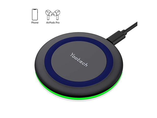 Wireless ChargerQiCertified 10W Max Fast Wireless Charging Pad Compatible with iPhone 1111 Pro11 Pro MaxXS MAXXRXSX8 Samsung Galaxy Note