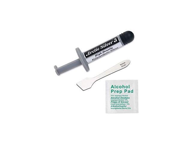 Silver 5 Thermal Cooling Compound Paste 35g HighDensity Polysynthetic Silver with Bonus Tool Pad