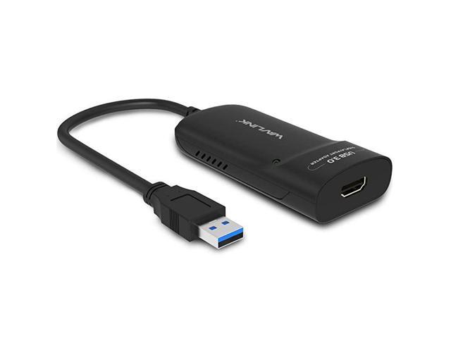 USB 30 to HDMI Universal Video Graphics Adapter with Audio Port Displaylink Chip Supports up to 6 Monitor displays 2048x1152 External Video Card