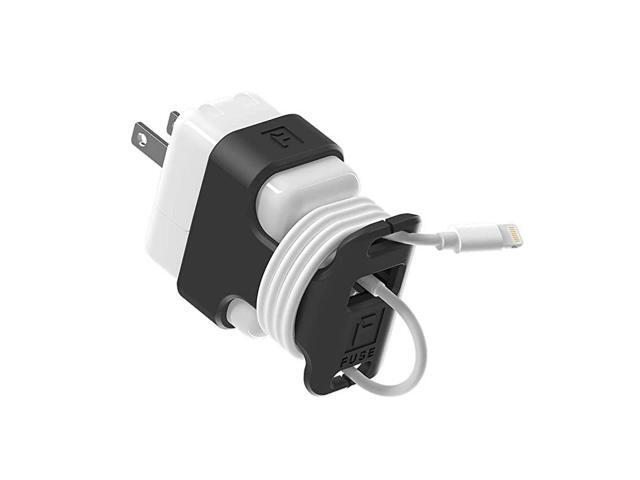 Snap Back Charger Winder Compatible with Apple 12W iPhone and iPad Chargers for Travel and Cable Management