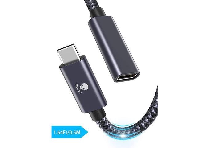 USB C Extension Cable 10gbps USB C 31 Male to Female Charging Audio Data Transfer Cable Compatible for iPhone 12 wireless charger Thunderbolt 3