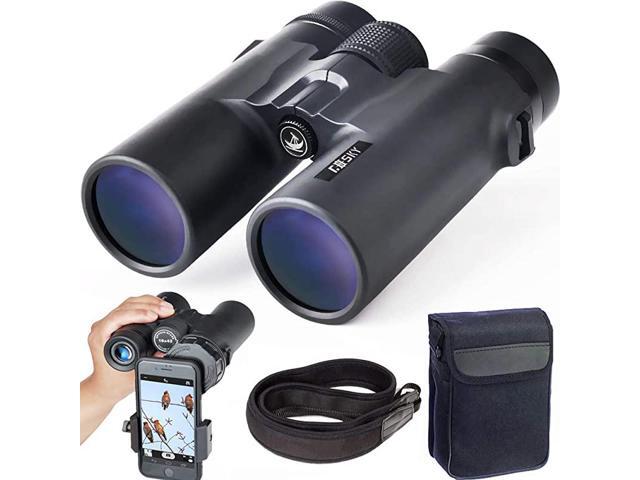10x42 Roof Prism Binoculars for Adults HD Professional Binoculars for Bird Watching Travel Stargazing Hunting Concerts SportsBAK4 Prism FMC