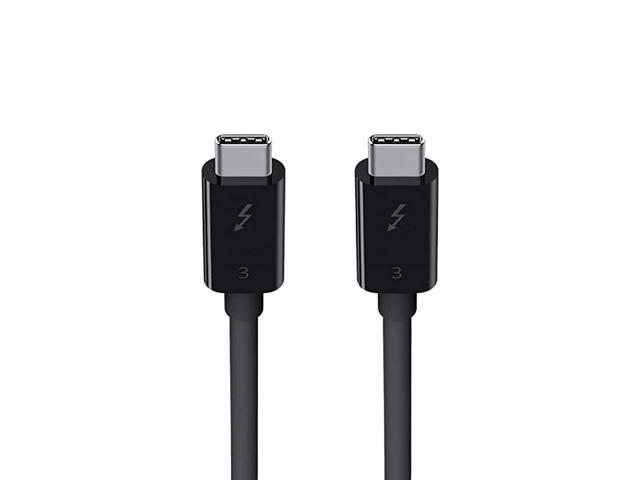 Thunderbolt 3 Cable 100W Thunderbolt Cable USBC to USBC Cable 26ft08M Black