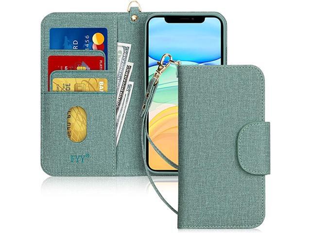 Case for iPhone 11 61 Kickstand Feature Luxury PU Leather Wallet Case Flip Folio Cover with Card Slots and Note Pockets for Apple iPhone 11 61 inch