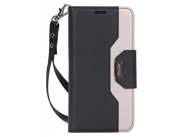 Galaxy A20 Galaxy A30 Wallet Case for Women Girls Flip Folio Kickstand Cover with Card Holders Mirror Wristlet for Galaxy A20 Galaxy A30 64 Inch