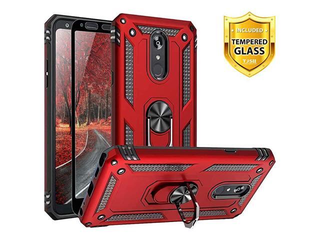 Phone Case Compatible with LG K40K12 PlusX4Solo LTEHarmony 3Xpression Plus 2 with Full Coverage Tempered Glass Screen Protector Impact Resistant