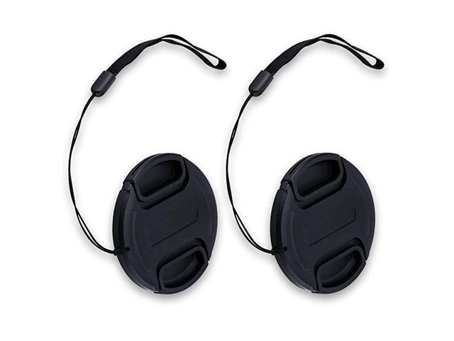 49mm Center Snapon Lens Cap Camera Front Lens Cover for Canon Nikon Fujifilm Sony Olympus Panasonic any Lens with 49mm Filter Thread Springs