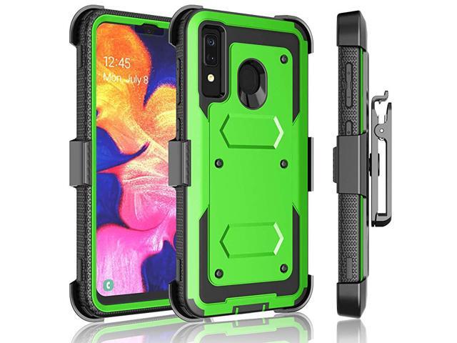 Galaxy A50A20A30 Case A30SA50S Holster Clip Tshell Shock Absorbing Builtin Screen Secure Swivel Locking Belt Full Body Carrying Phone Cover for