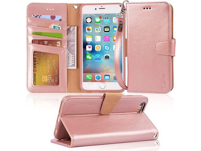 Wallet case for iPhone 6s PlusiPhone 6 Plus Kickstand Feature PU Leather with IDCredit Card Pockets for iPhone 6 Plus 6S Plus 55 inch not for 66s