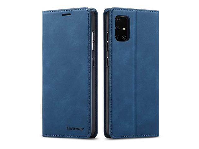 Premium PU Leather Flip Folio Case for Samsung Galaxy S20 Protective Case with Kickstand Card Slot Magnetic Closure Shockproof Wallet Cover for