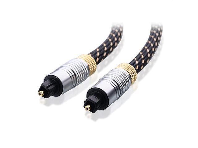 Toslink Toslink Optical Digital Optical Audio 35 Feet with Metal Connectors and Braided Jacket